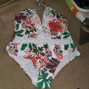 Fiesta Patterned One piece swimsuit